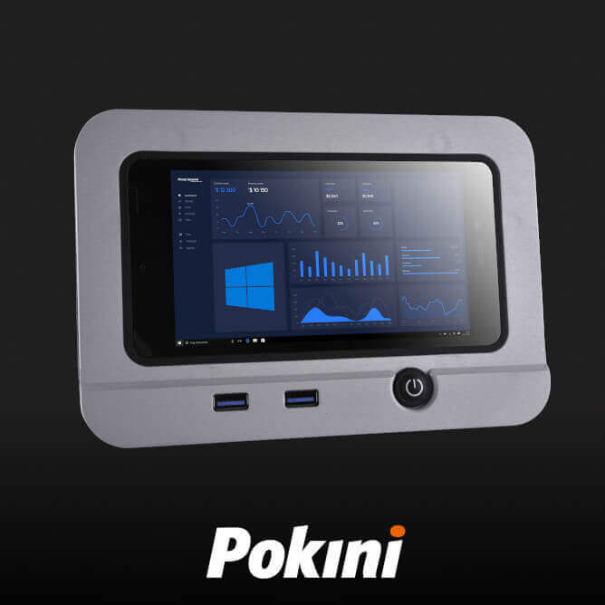 Pokini 5,5″ Panel-PC mit integrierter USV