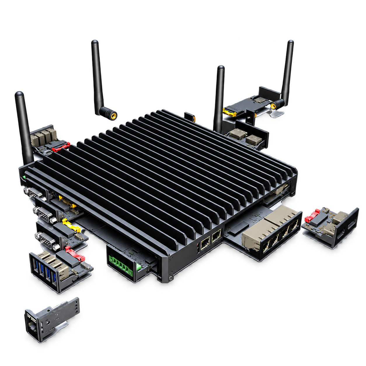 Industrie-PC mit modularen Anschlussoptionen