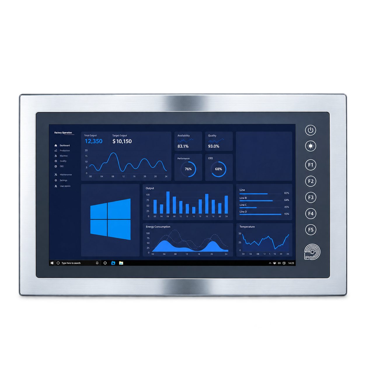 Panel-PC mit Touchdisplay
